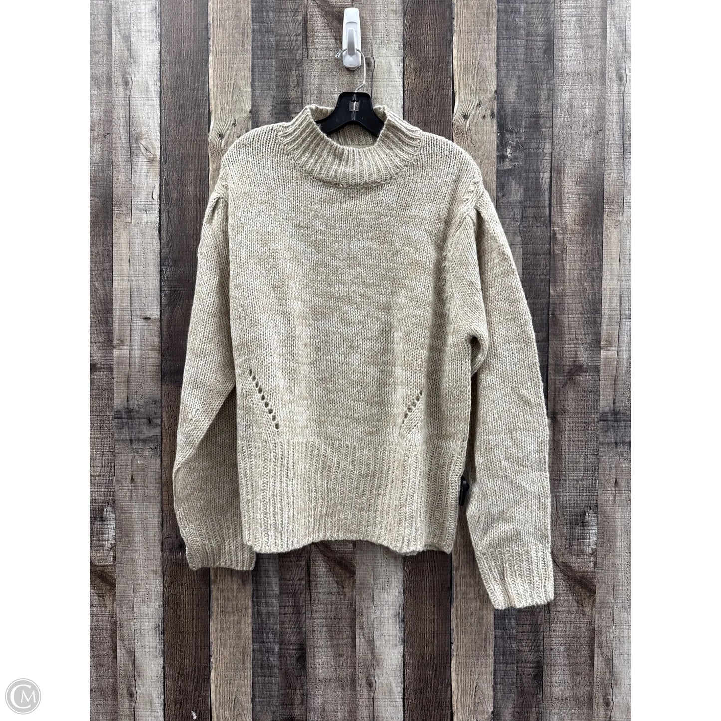 Sweater By Aqua In Beige, Size: 2x