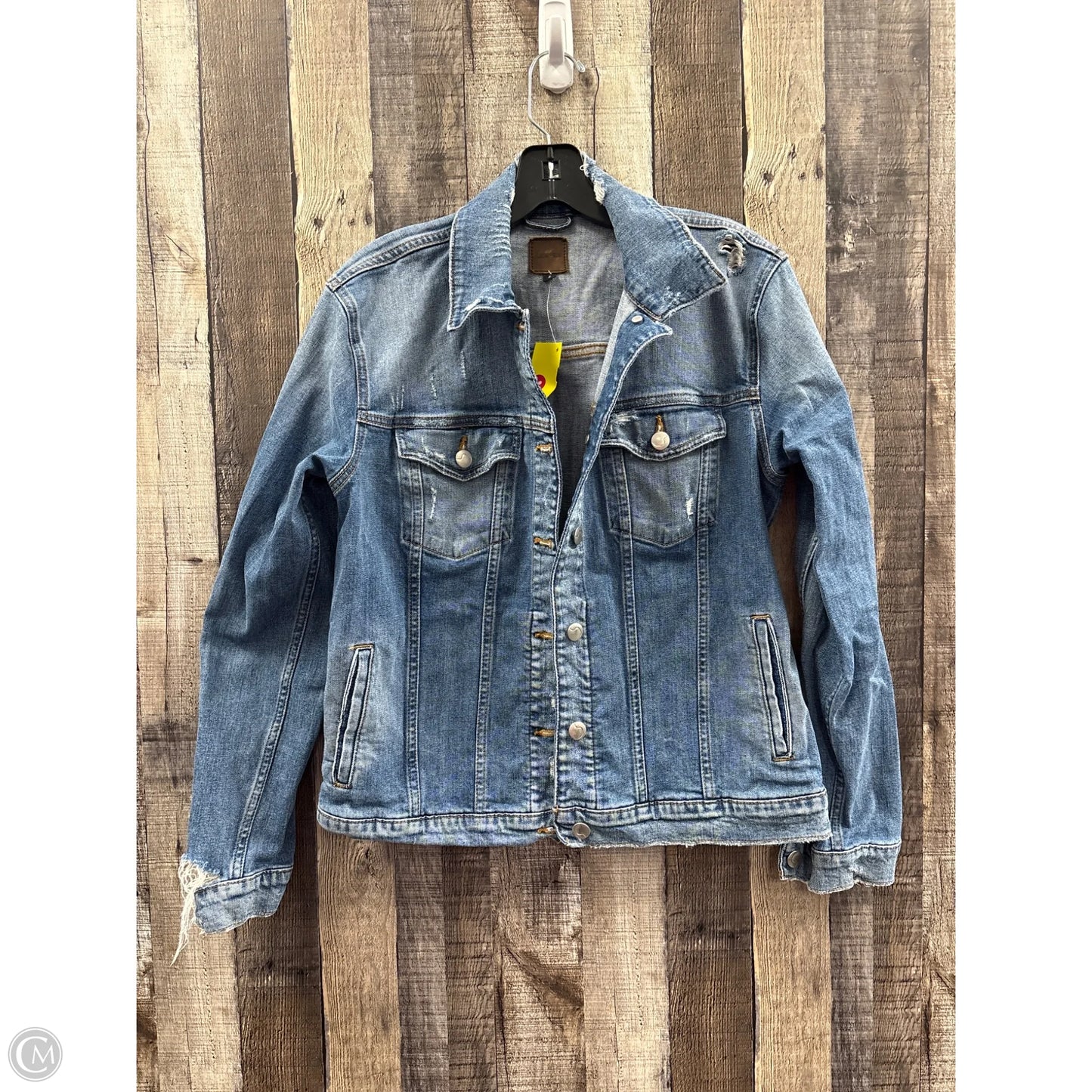 Jacket Denim By Joes Joes In Blue Denim, Size: S