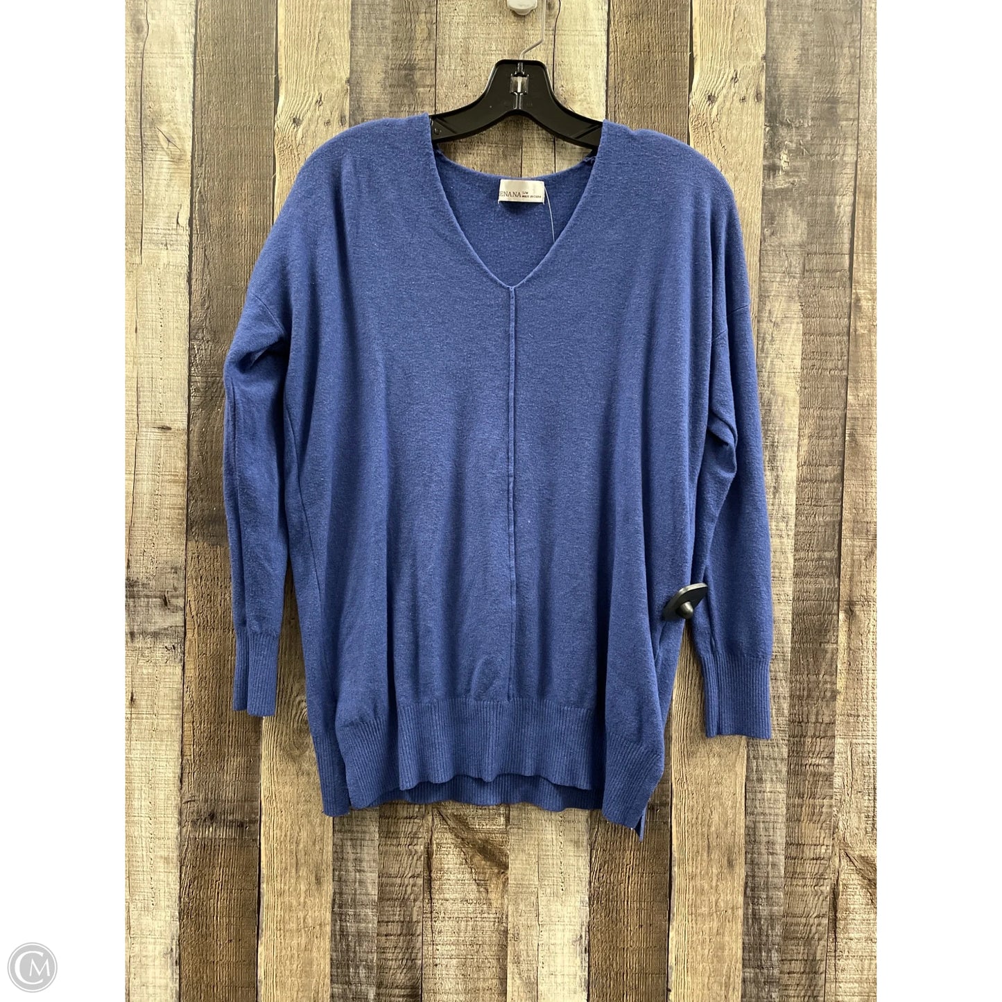Sweater By Zenana In Blue, Size: S