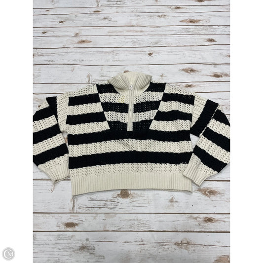 Sweater By A New Day In Black & Cream, Size: S