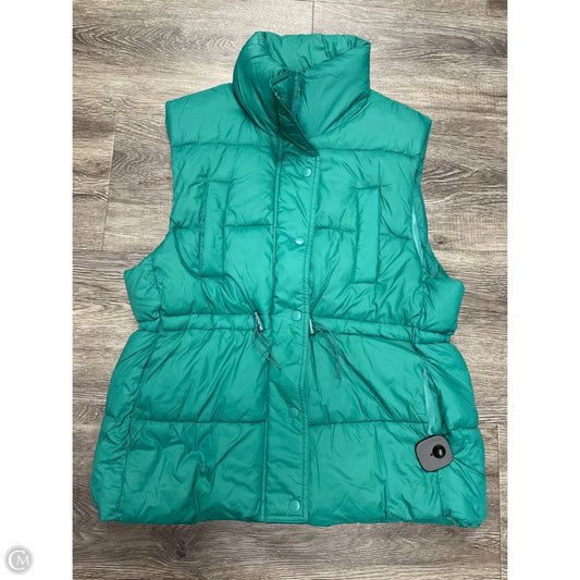 Vest Puffer & Quilted By Love Tree In Green, Size: M