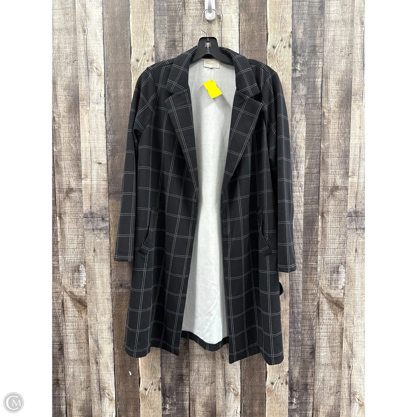 Blazer By Melloday In Black & White, Size: S