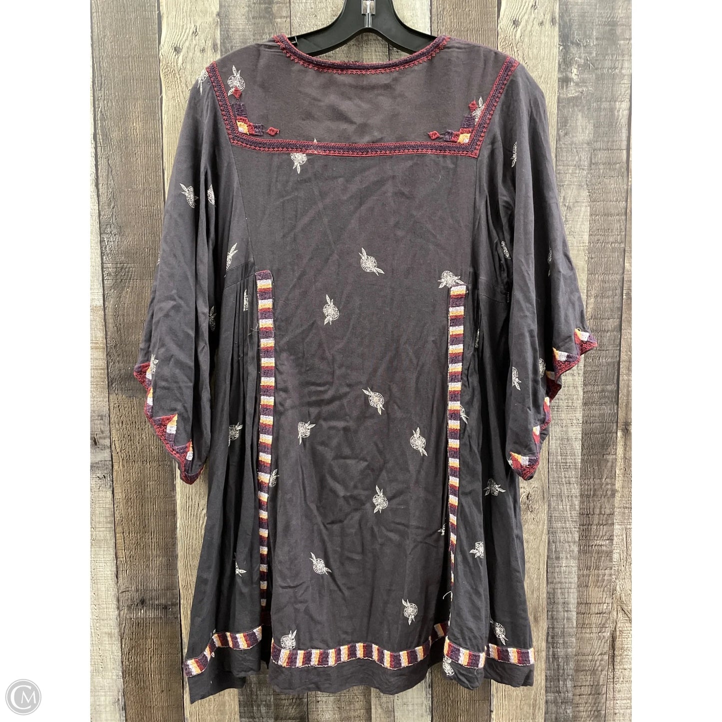 Tunic Long Sleeve By Free People In Multi-colored, Size: S