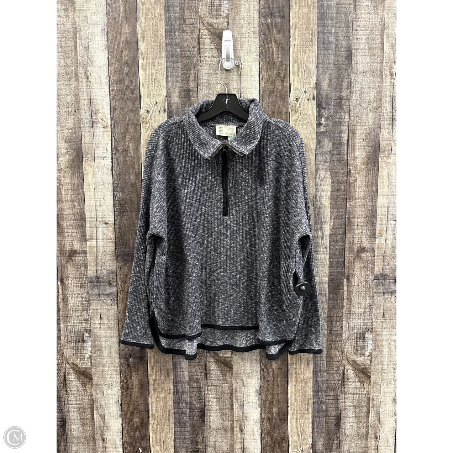 Sweatshirt Collar By Saturday/sunday In Grey, Size: Xs