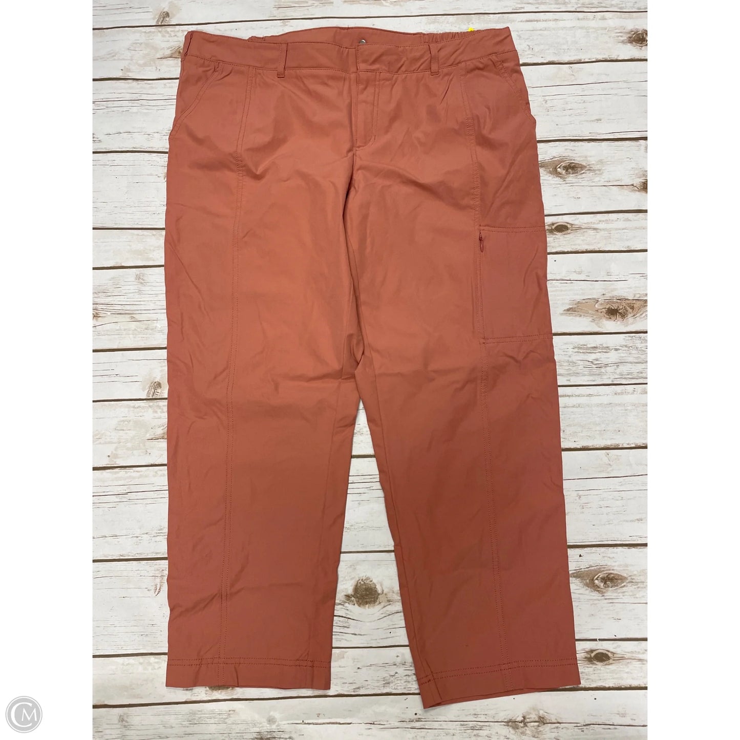 Athletic Pants By Kirkland In Orange, Size: L