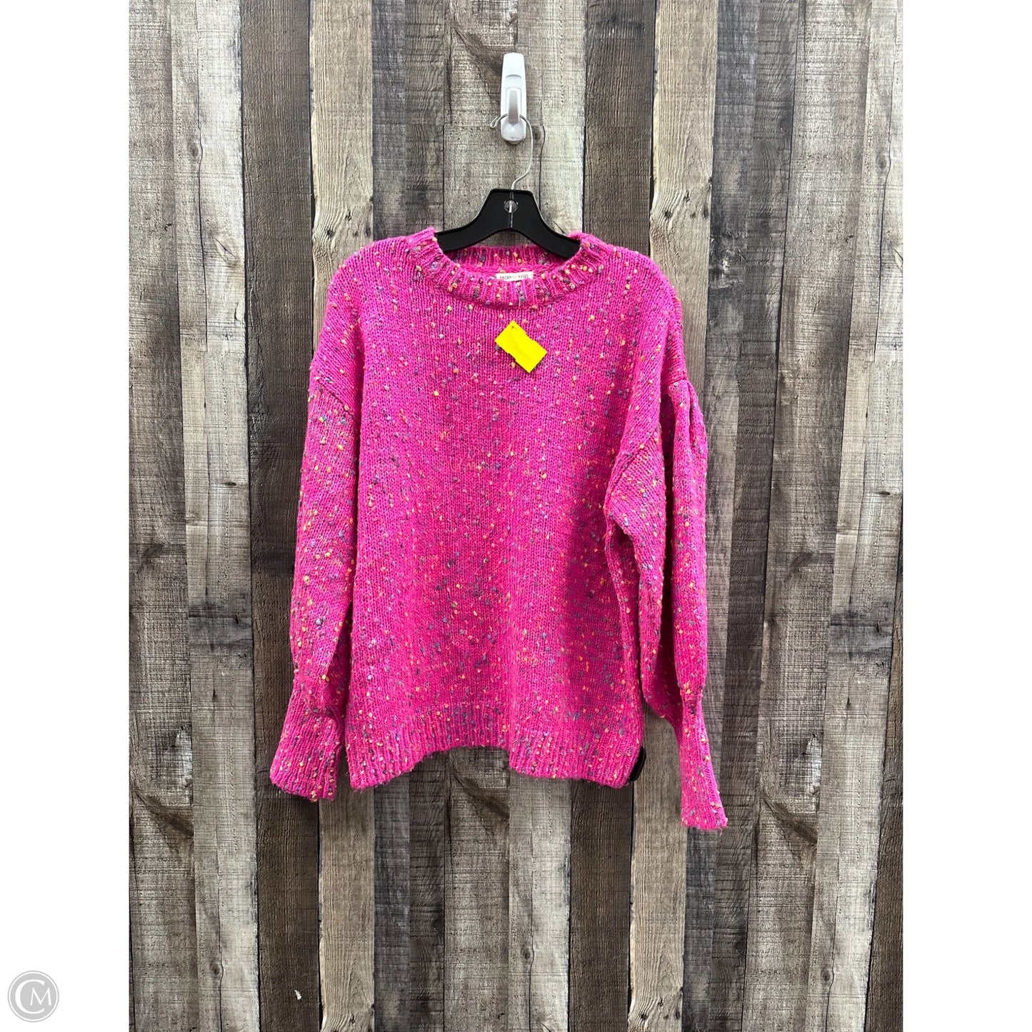 Sweater By Main Strip In Pink, Size: M