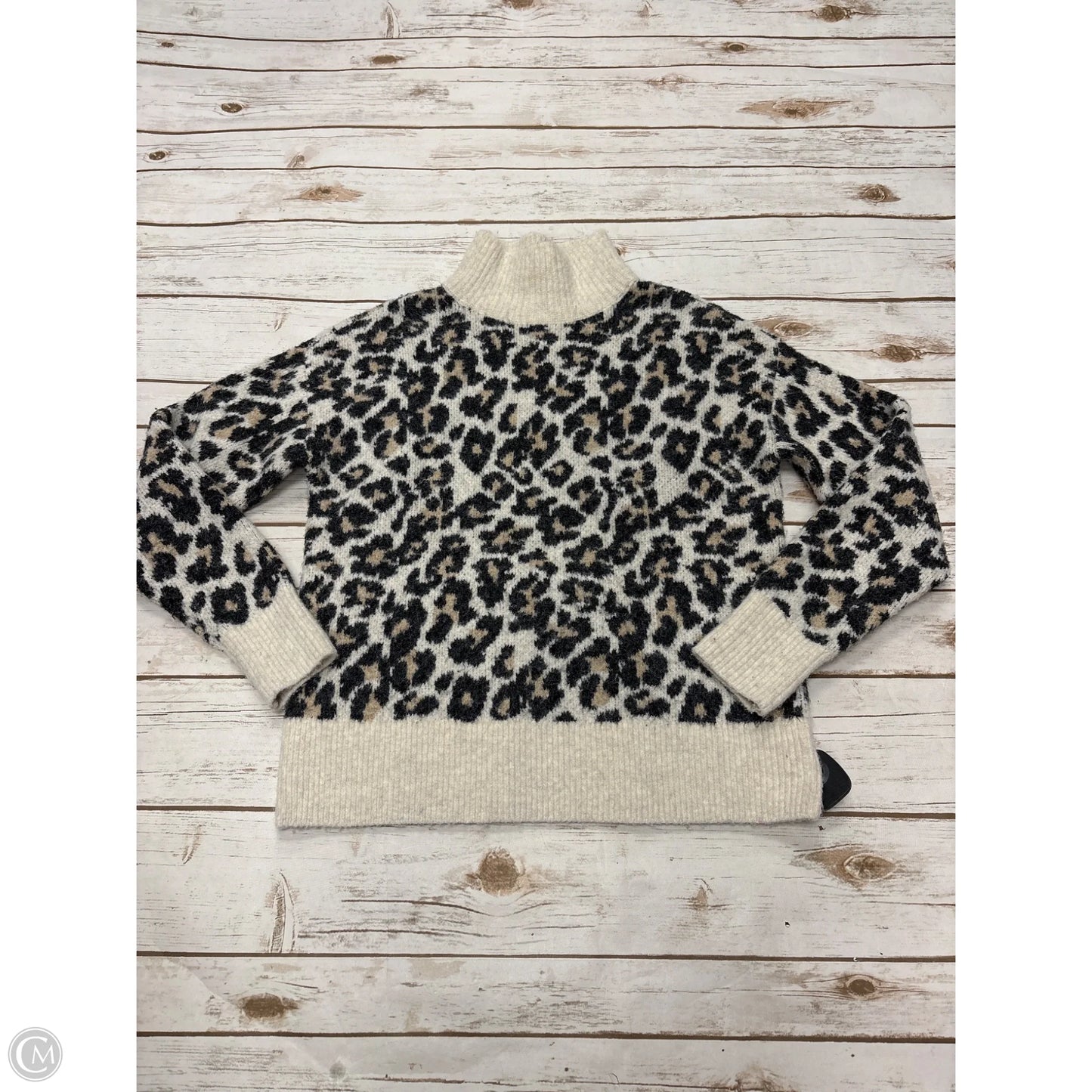 Sweater By Loft In Animal Print, Size: S