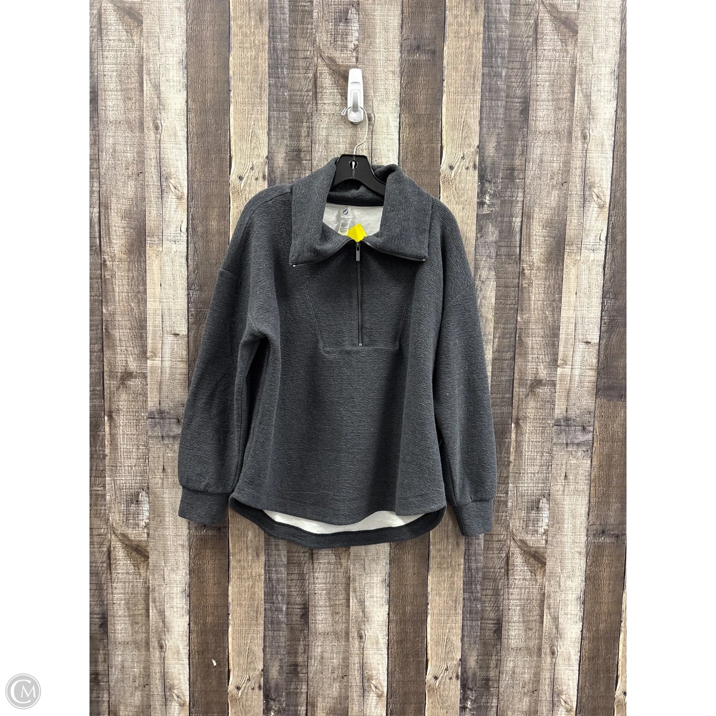Sweatshirt Collar By Lou And Grey In Grey, Size: M