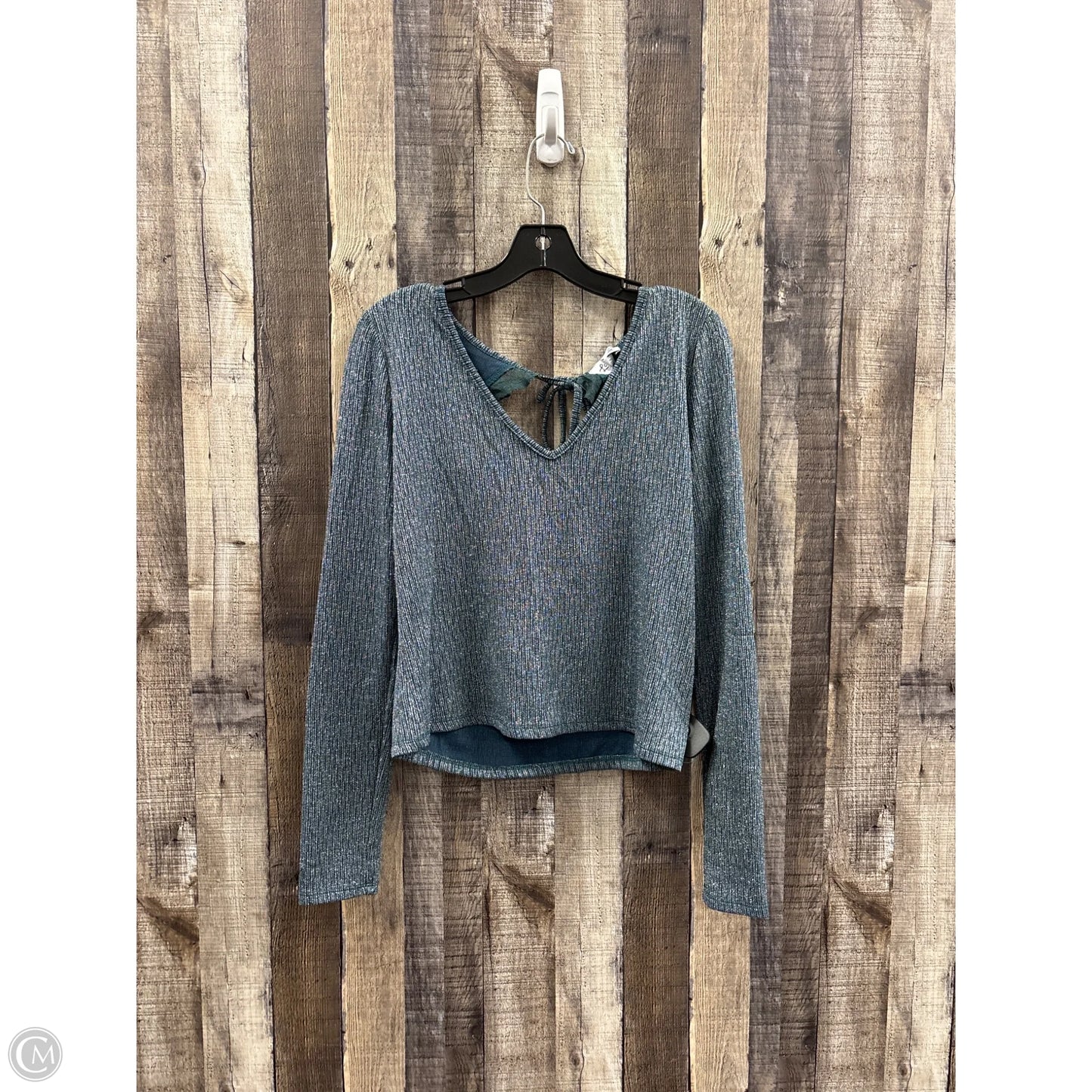 Top Long Sleeve By Cmf In Green, Size: Xl