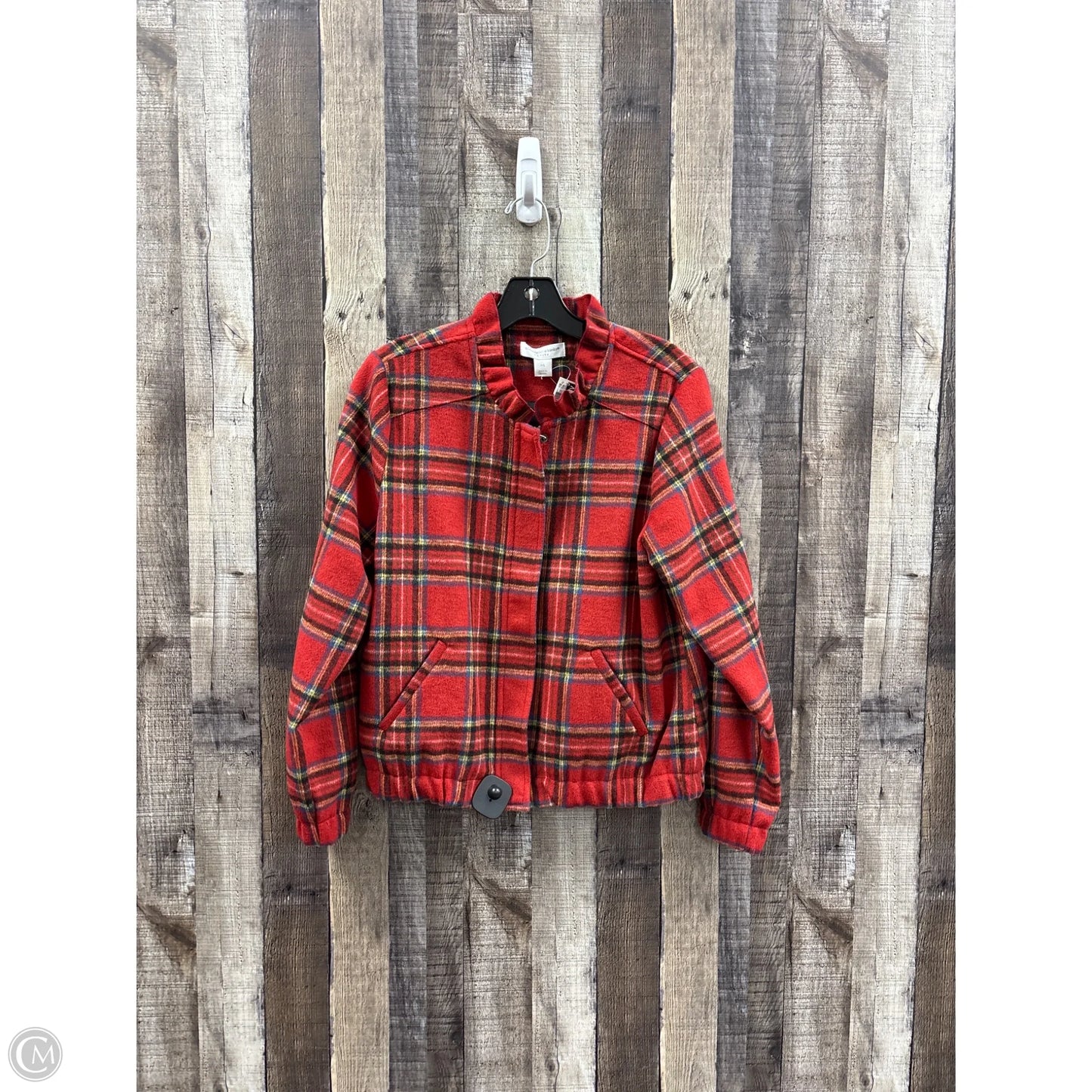 Jacket Other By Christopher And Banks In Plaid Pattern, Size: Sp