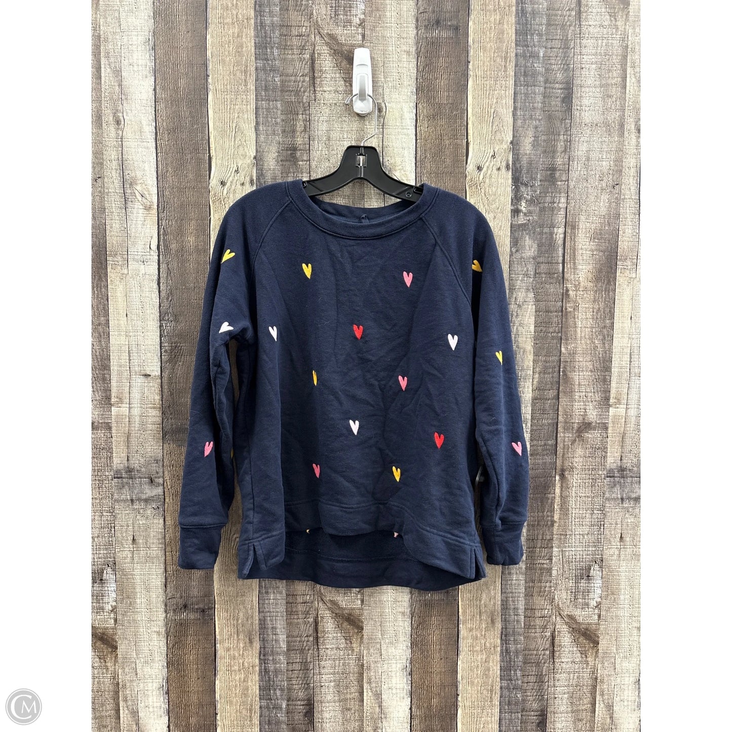 Sweatshirt Crewneck By Lou And Grey In Navy, Size: S