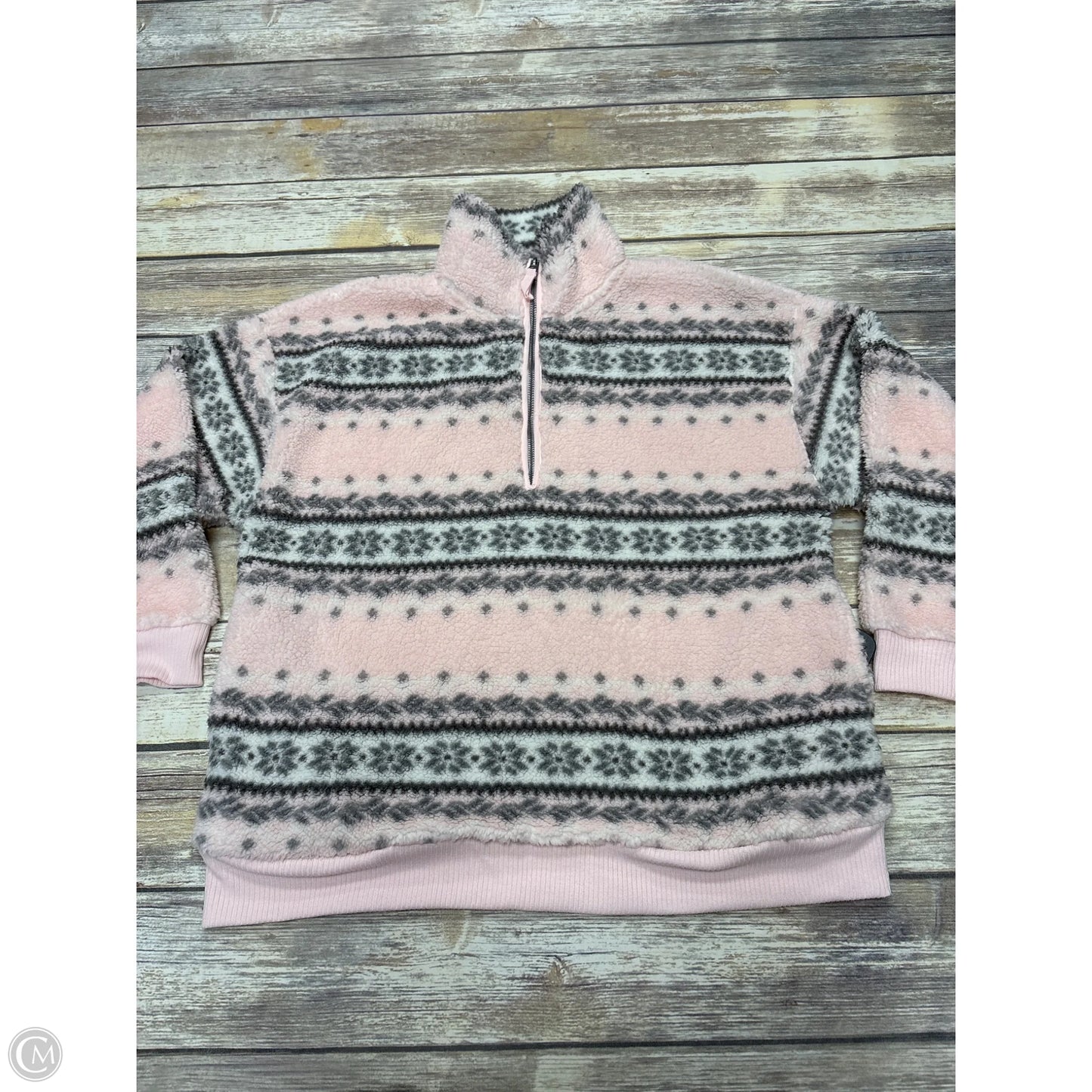 Jacket Fleece By Hippie Rose In Animal Print, Size: S