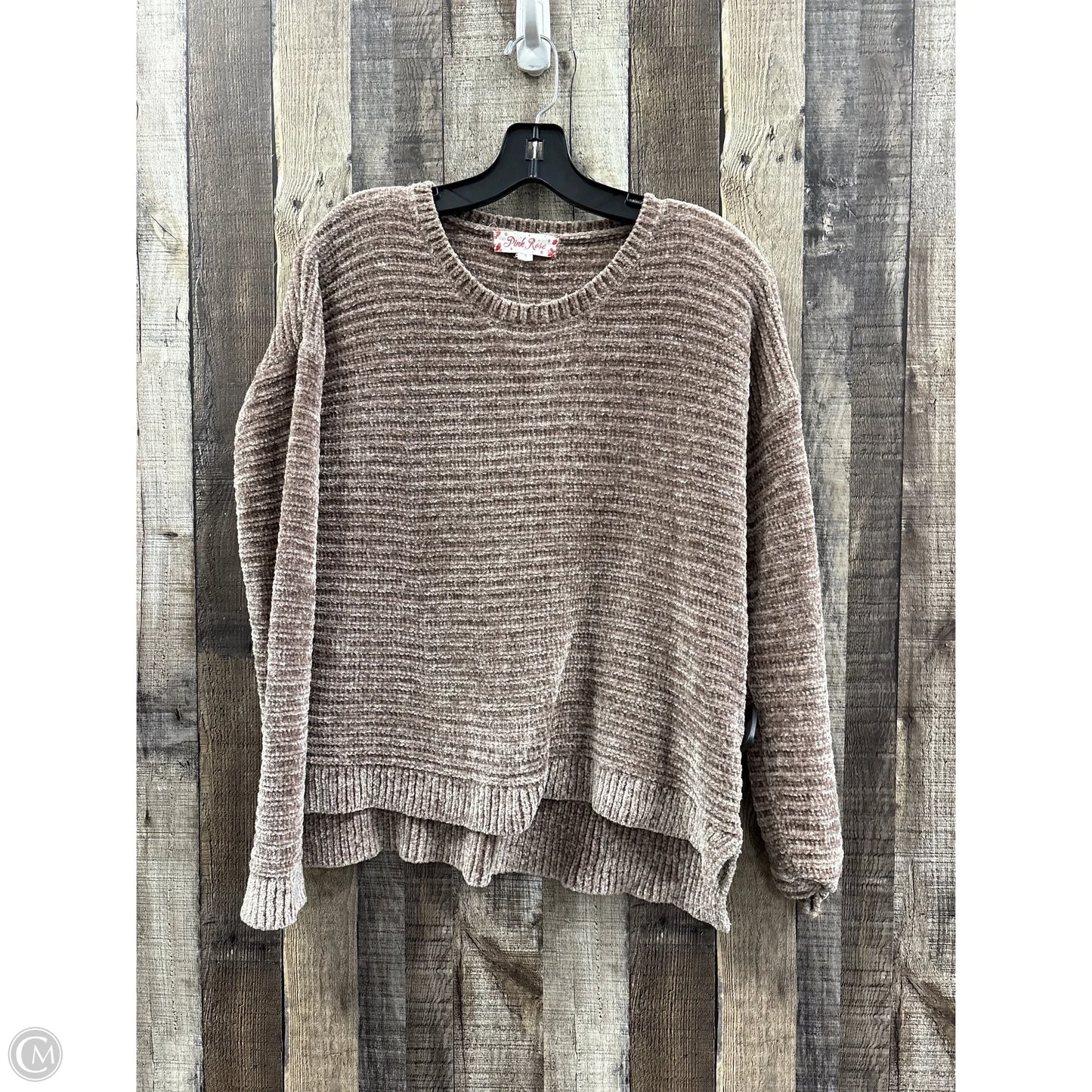 Sweater By Pink Rose In Brown, Size: S