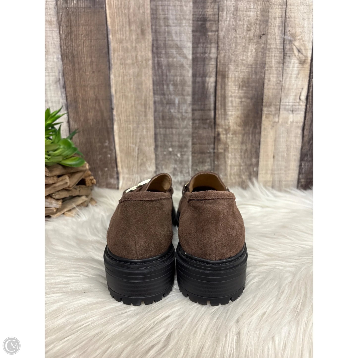 Shoes Heels Block By Kelly And Katie In Brown, Size: 6.5