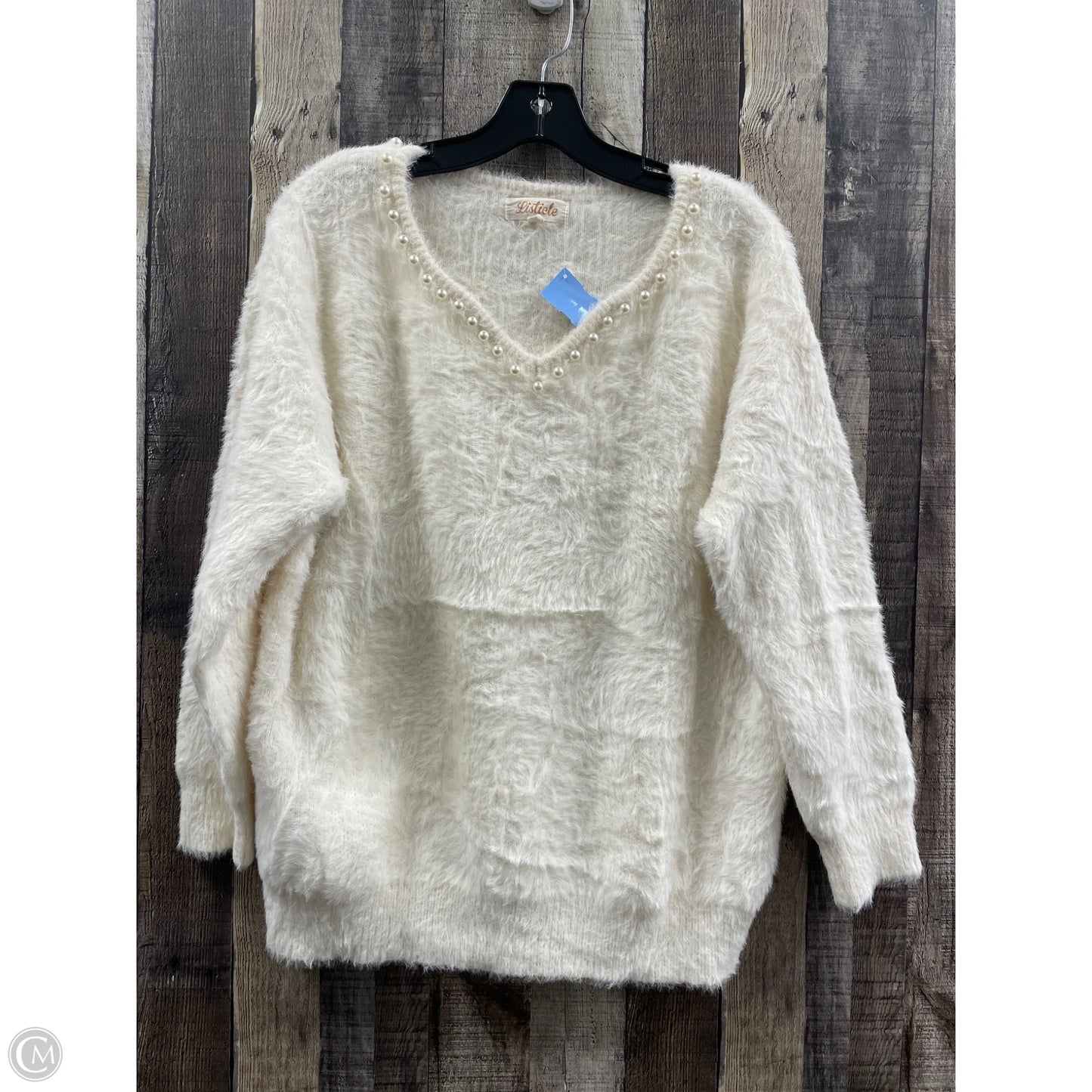 Sweater By Listicle In Ivory, Size: M