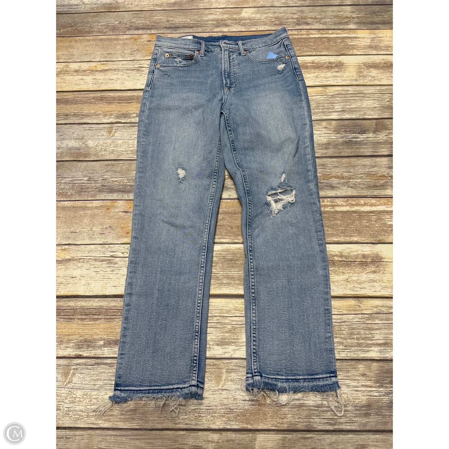 Jeans Skinny By Gap In Blue Denim, Size: 8