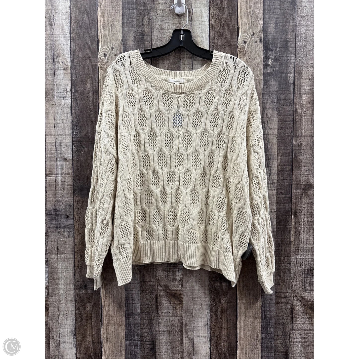 Sweater By Maurices In Beige, Size: Xxl