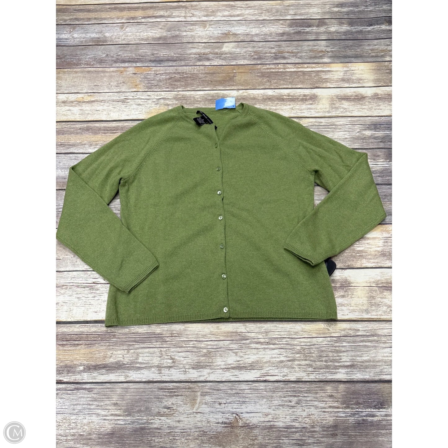 Sweater Cardigan Cashmere By Cme In Green, Size: M