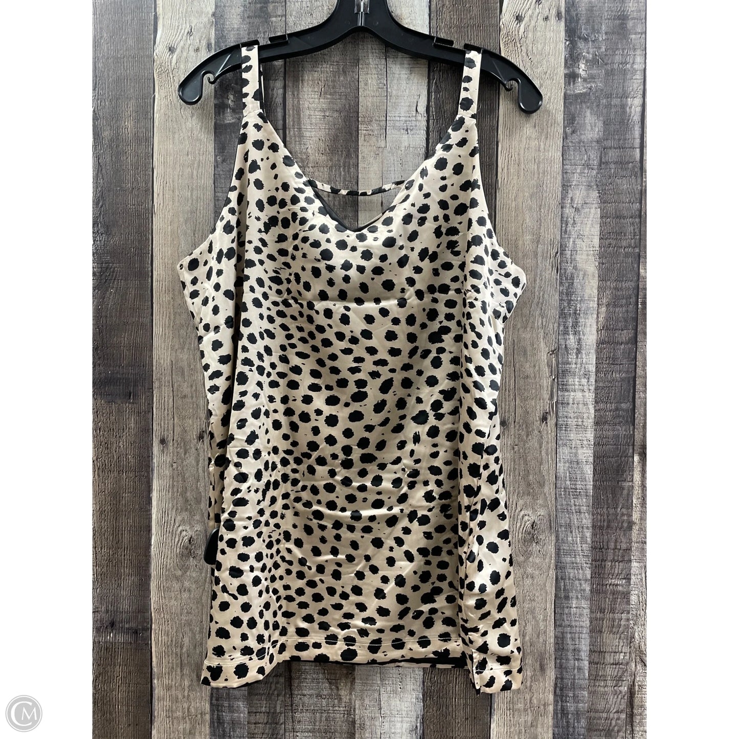Top Sleeveless By Serra In Animal Print, Size: Xl
