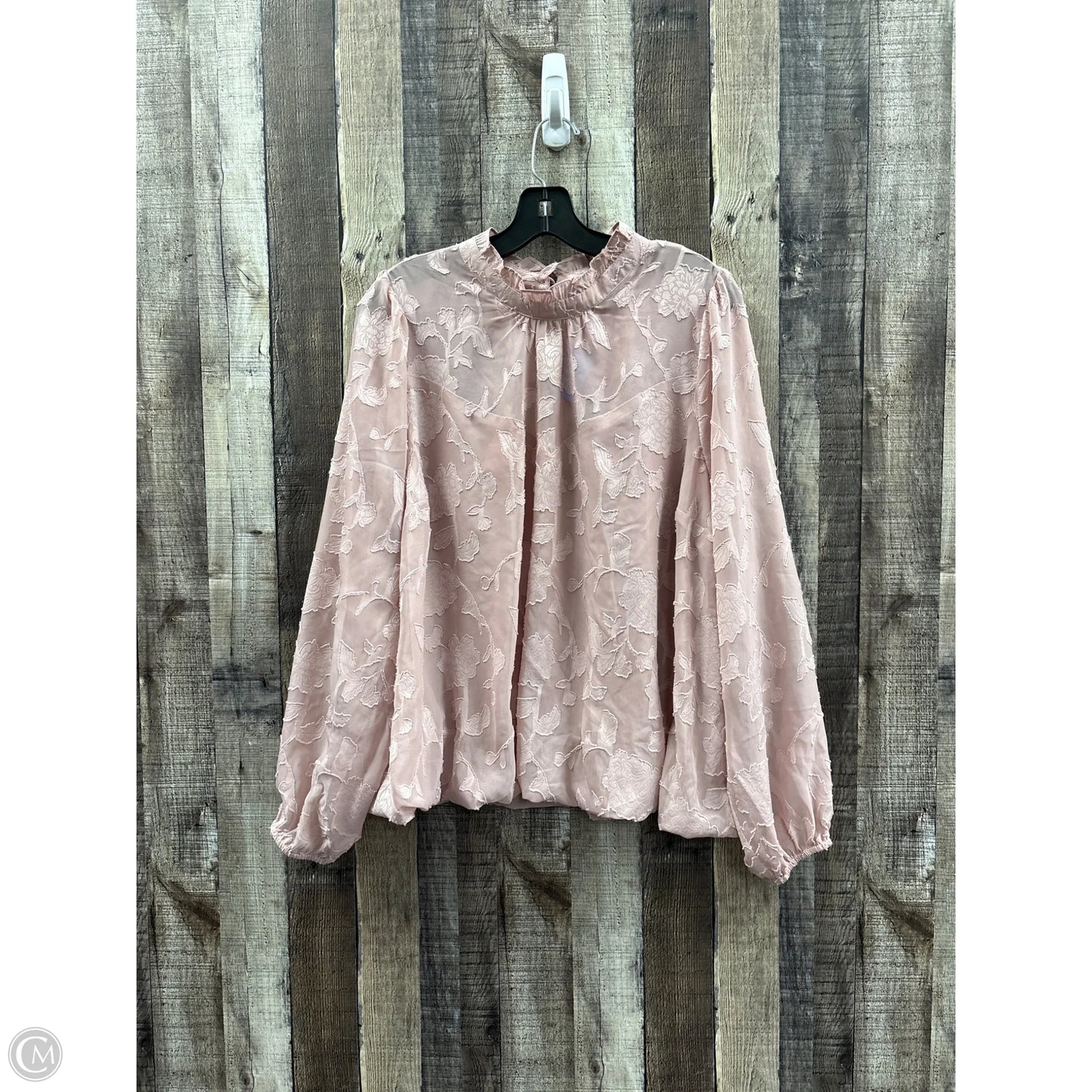 Top Long Sleeve By Torrid In Mauve, Size: Xl