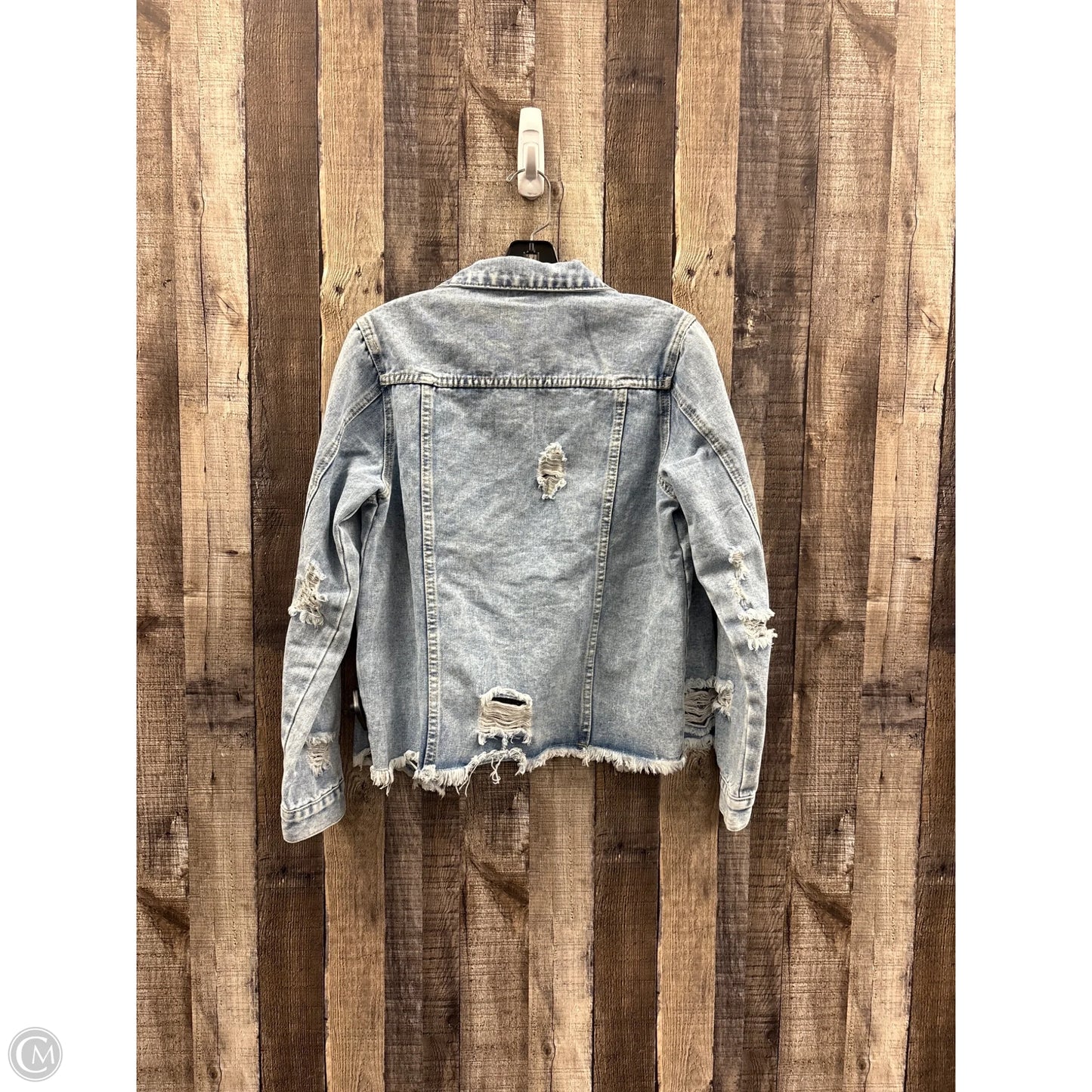 Jacket Denim By Cmf In Blue Denim, Size: S