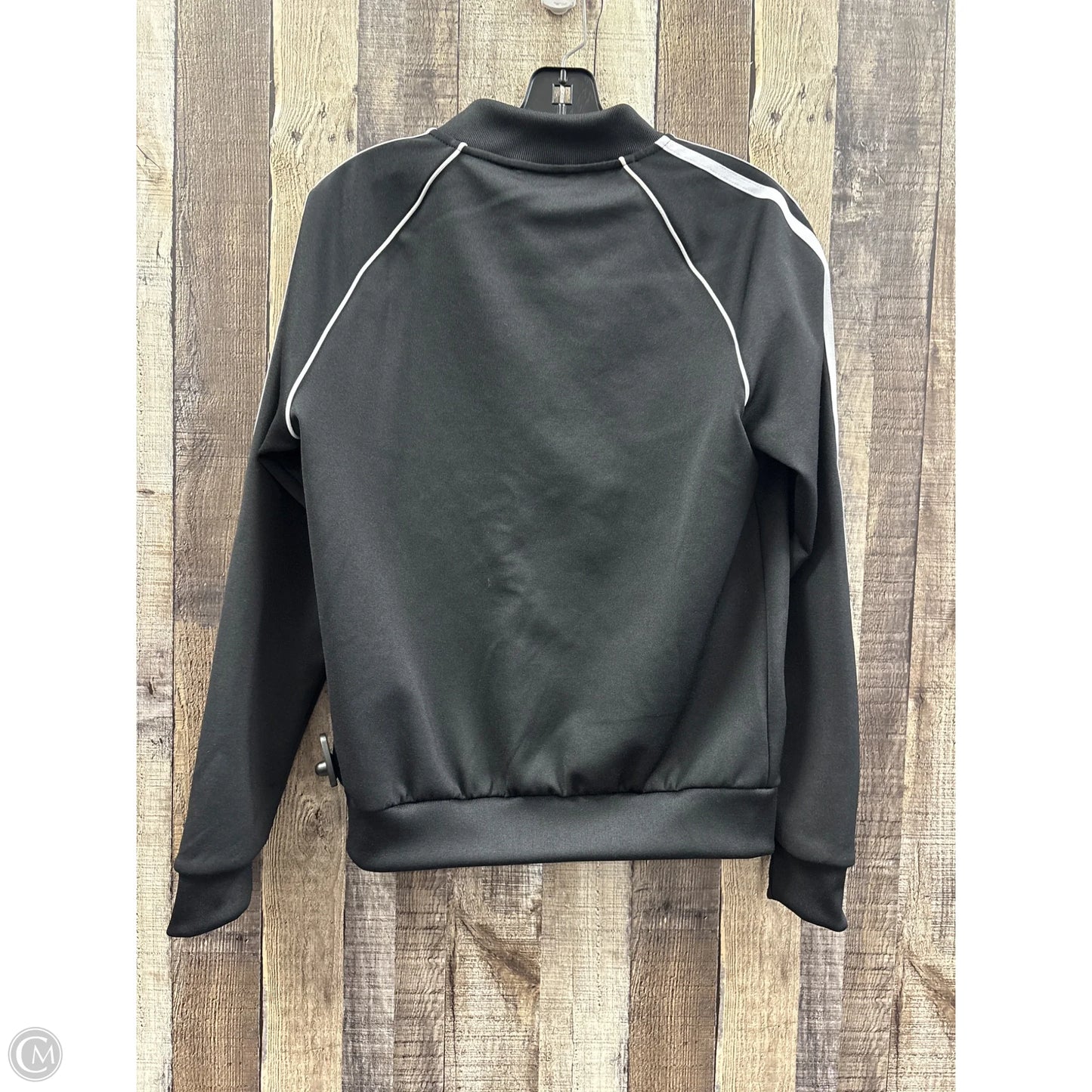 Athletic Jacket By Adidas In Black, Size: S