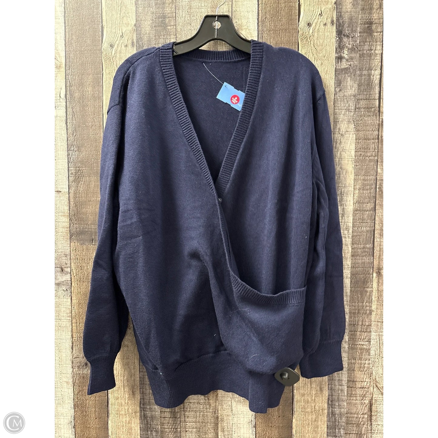 Sweater By Cmf In Navy, Size: 2x
