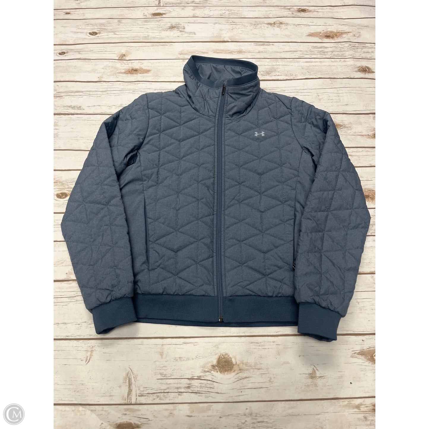 Athletic Jacket By Under Armour In Blue, Size: S