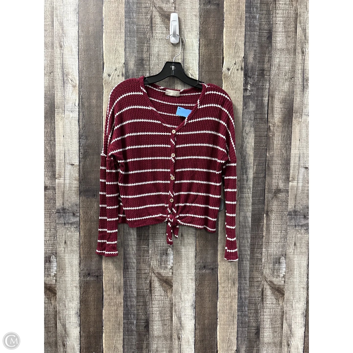 Top Long Sleeve By Altard State In Striped Pattern, Size: S