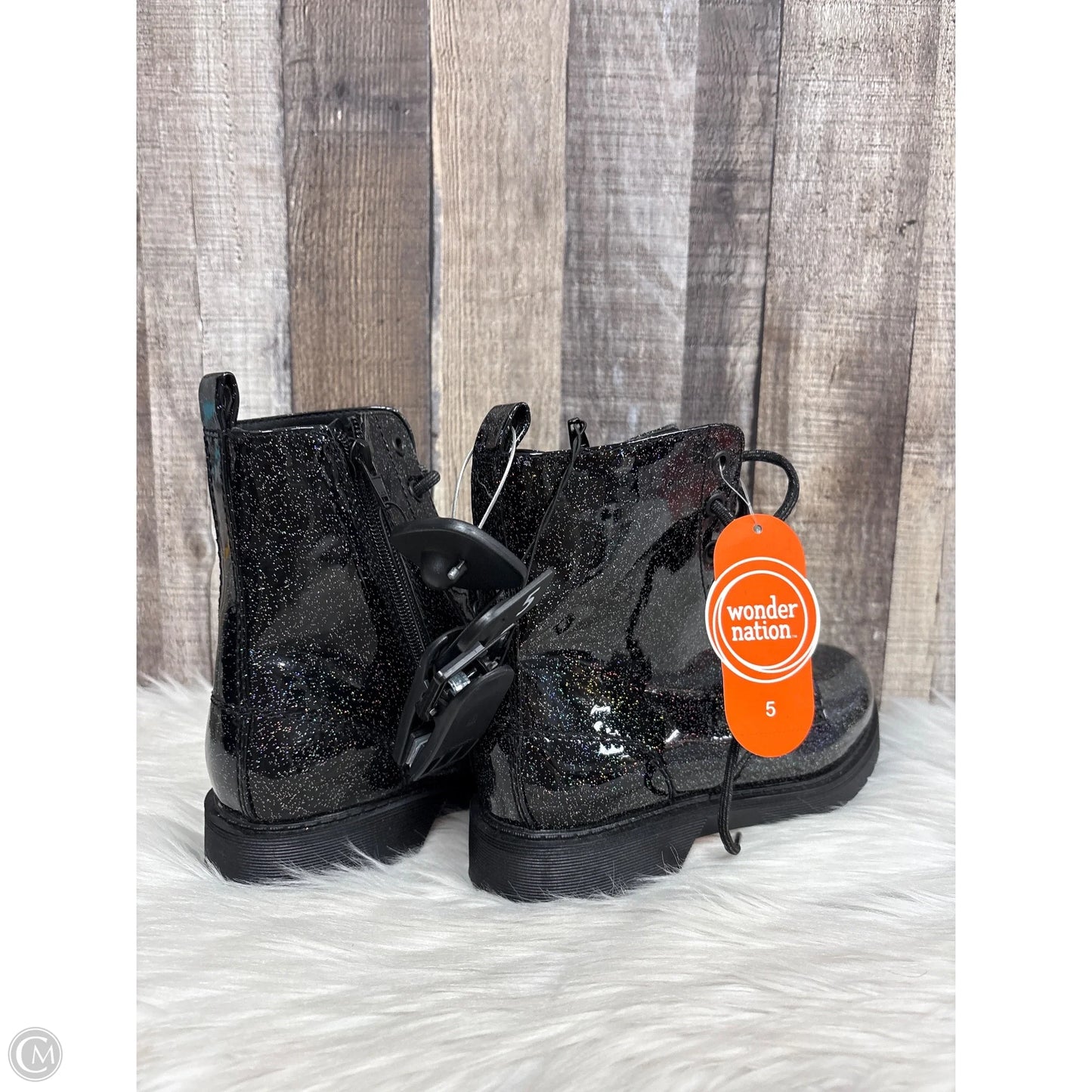 Boots Ankle Flats By Cme In Black, Size: 5