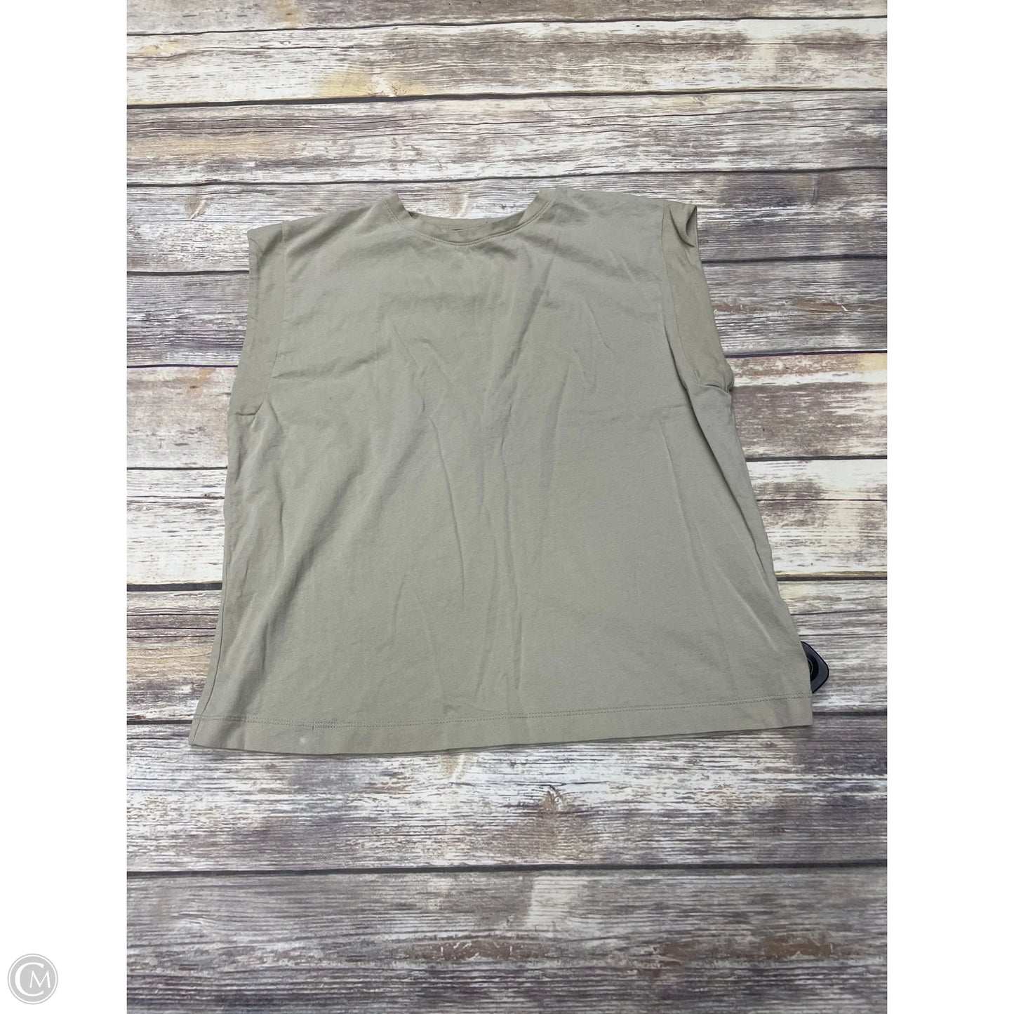 Top Sleeveless By A New Day In Green, Size: M