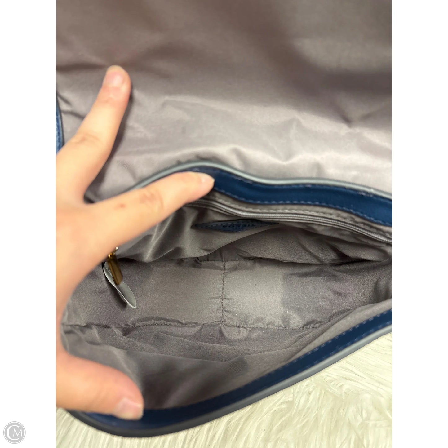 Crossbody Leather By Fossil, Size: Medium