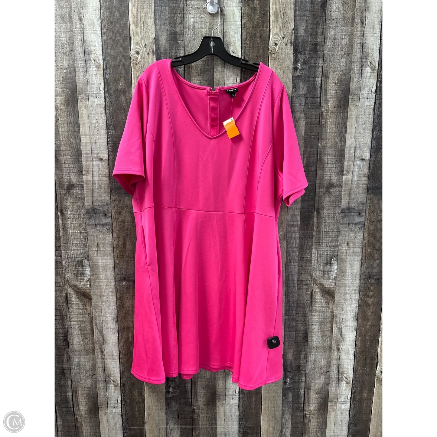 Dress Casual Midi By Torrid In Pink, Size: 4x