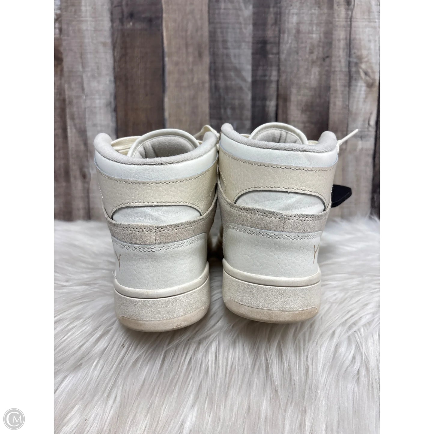 Shoes Athletic By Puma In Beige, Size: 8.5