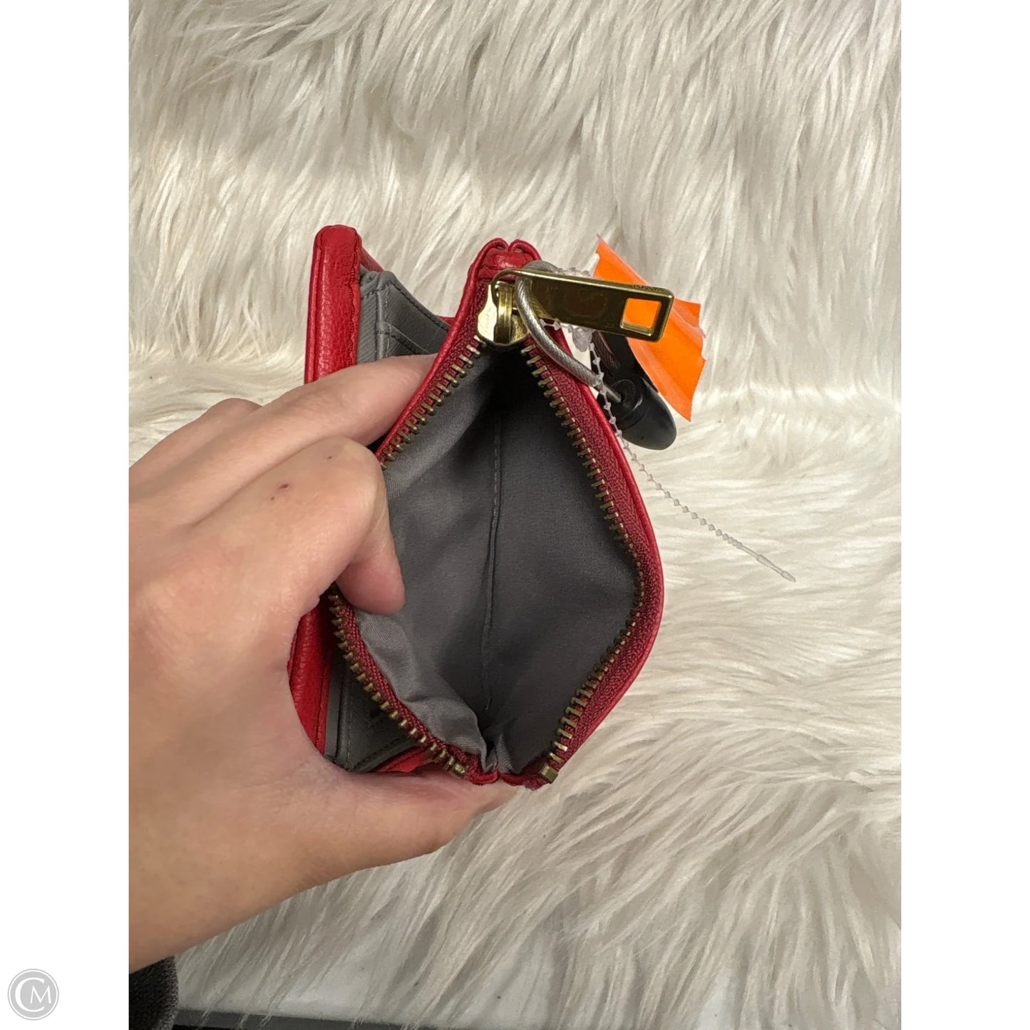 Wallet Leather By Fossil, Size: Small