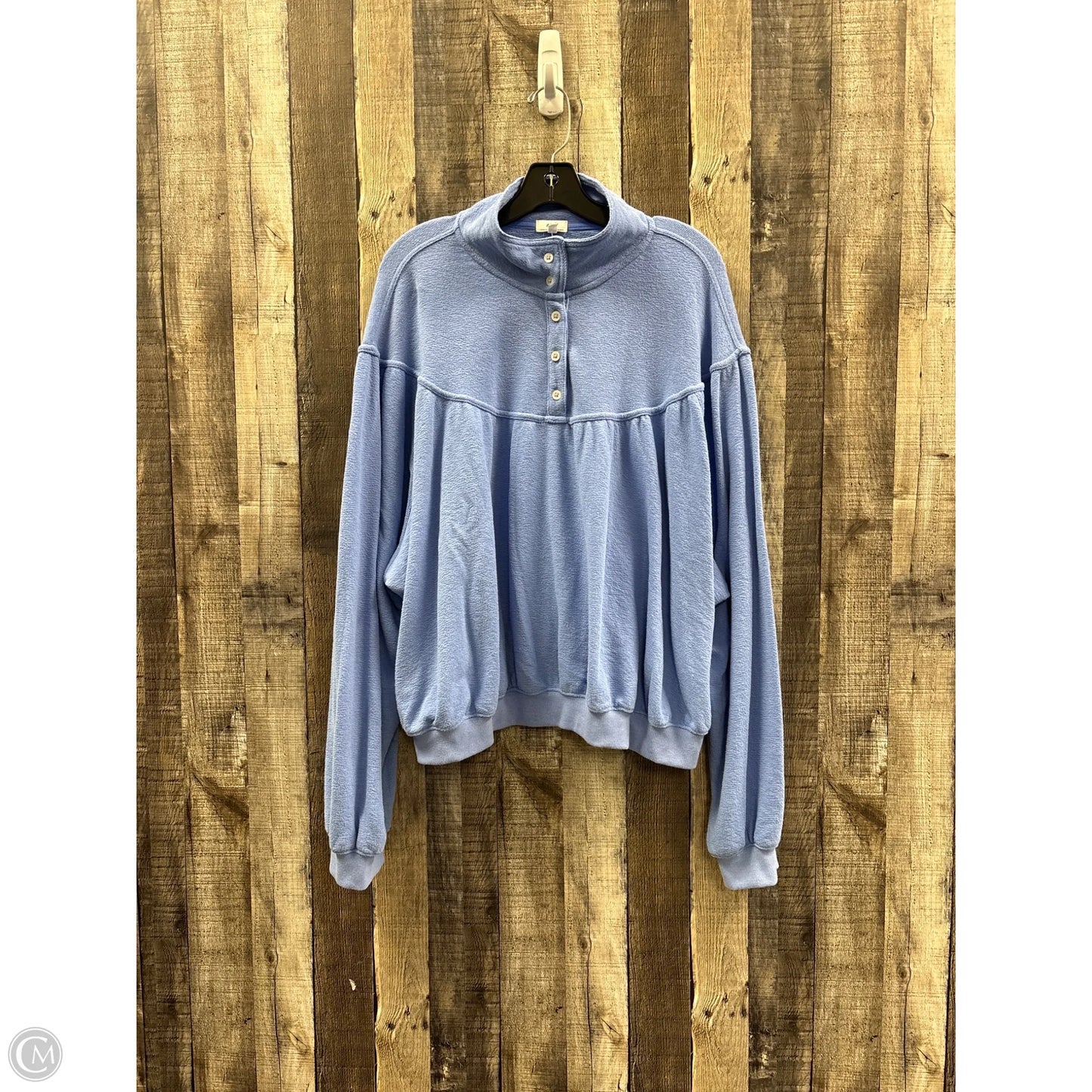 Top Long Sleeve By Aerie In Blue, Size: Xl