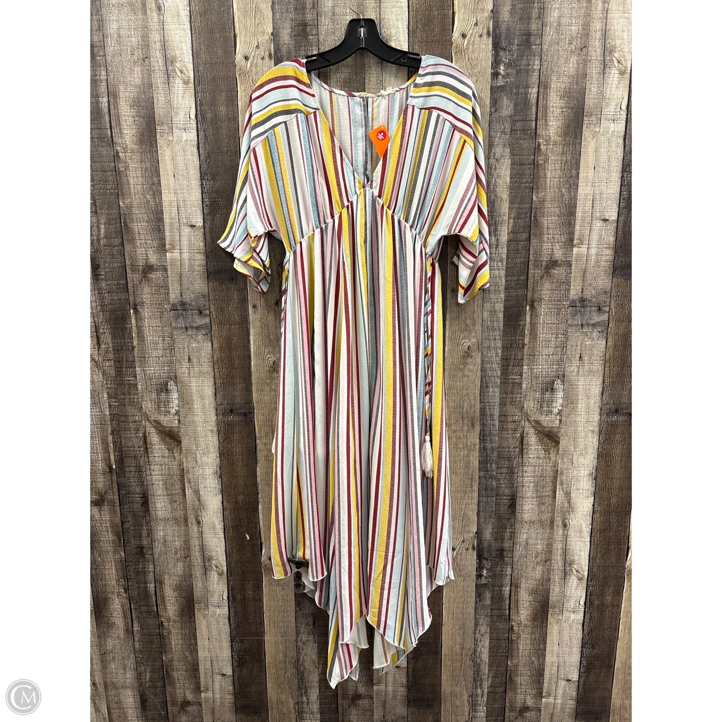 Dress Casual Maxi By En Creme In Striped Pattern, Size: S