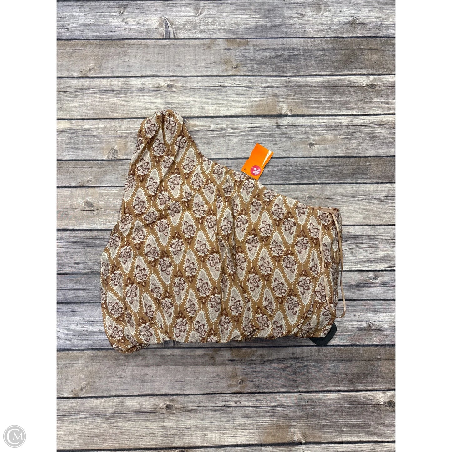 Top Sleeveless By Blu Pepper In Brown, Size: S