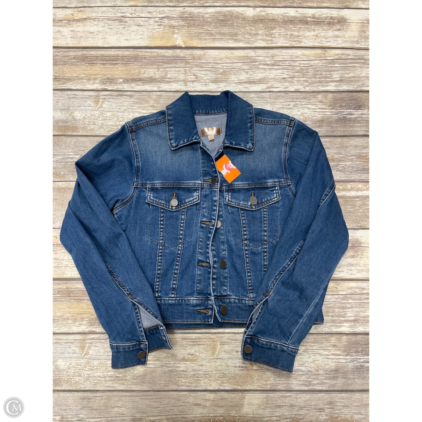Jacket Denim By Kut In Blue Denim, Size: S
