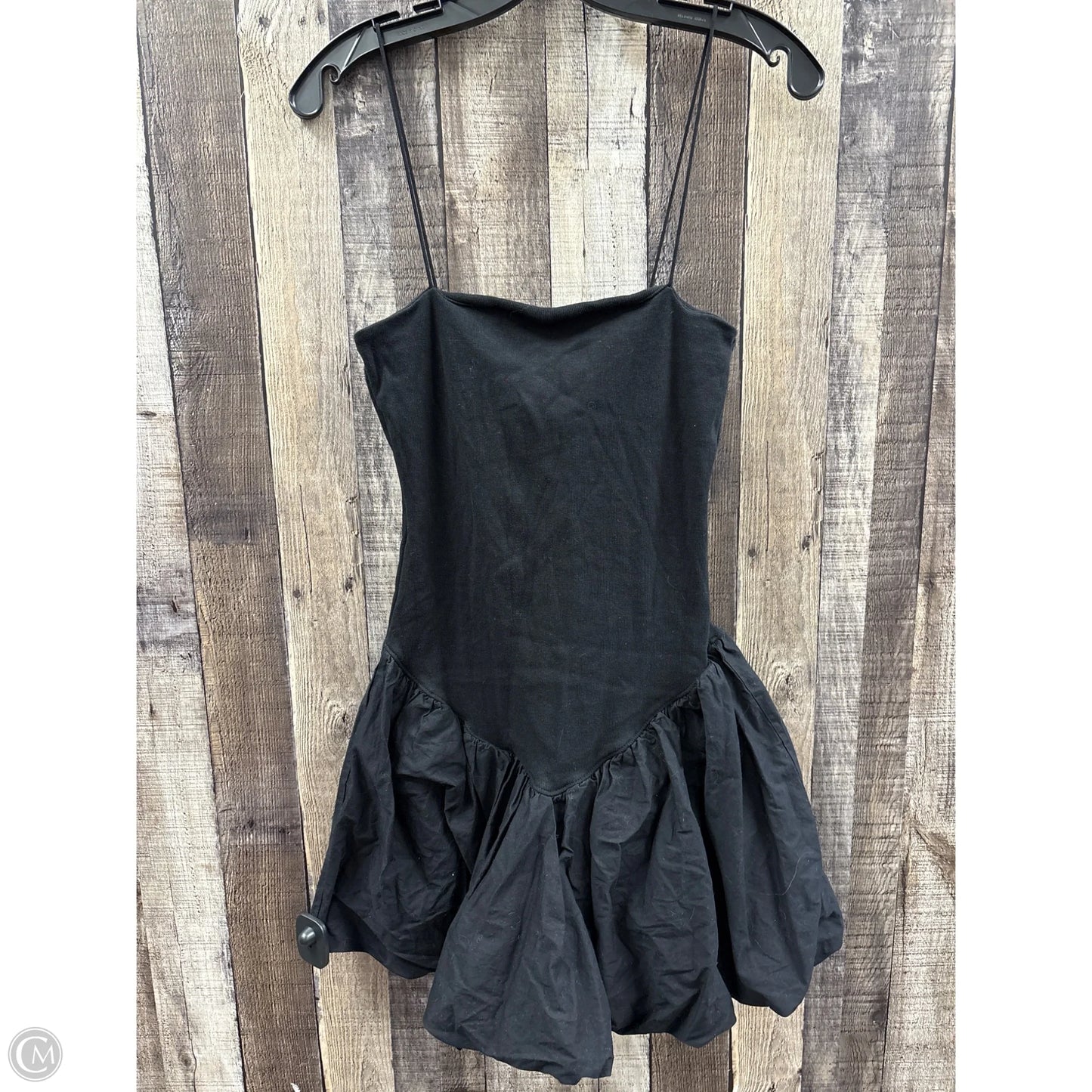 Dress Casual Midi By Zara In Black, Size: L