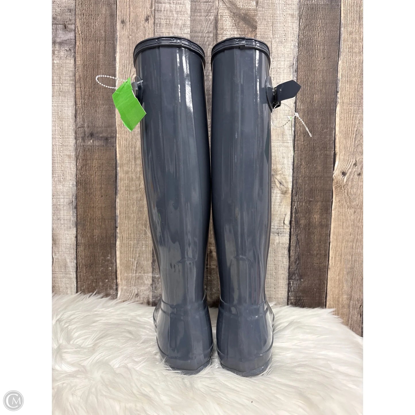 Boots Rain By Hunter In Grey, Size: 8