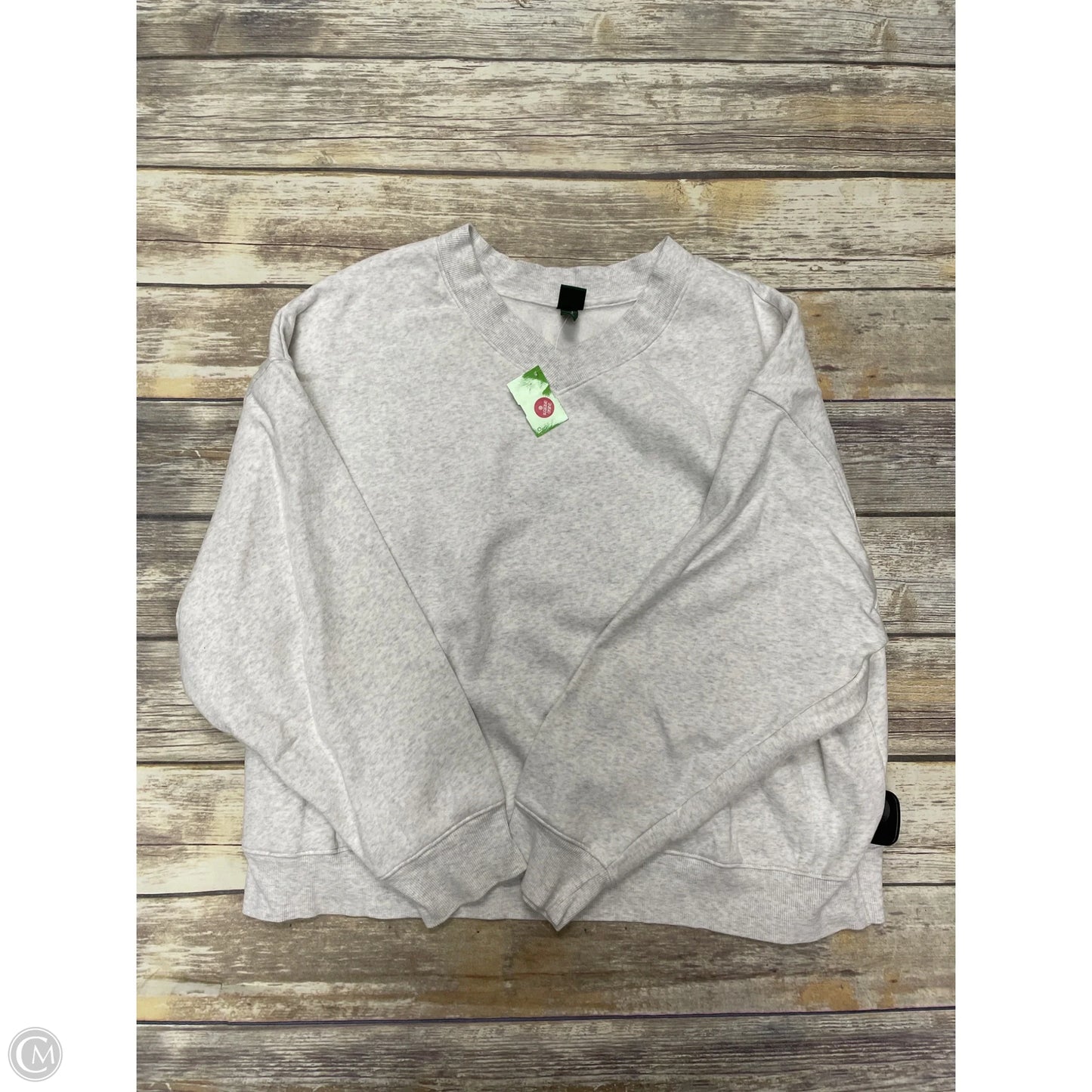 Sweatshirt Collar By Wild Fable In Grey, Size: Xxl