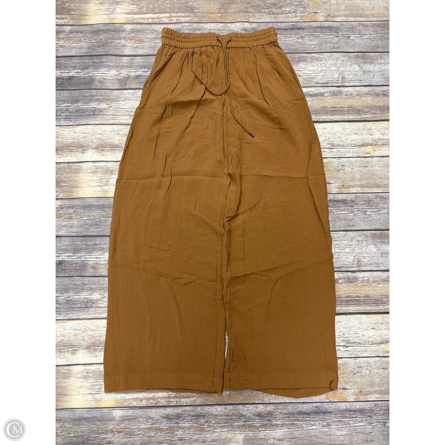 Pants Wide Leg By A New Day In Bronze, Size: S