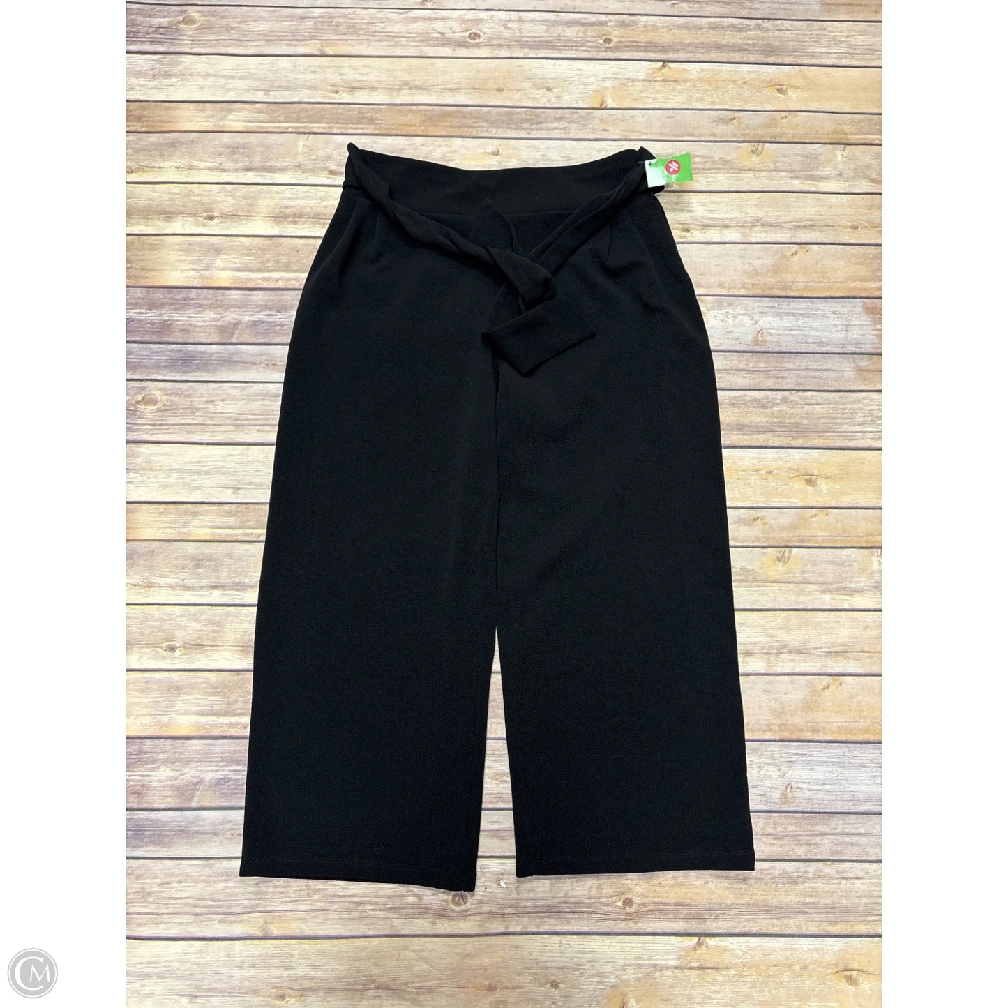 Pants Cropped By Massini In Black, Size: M
