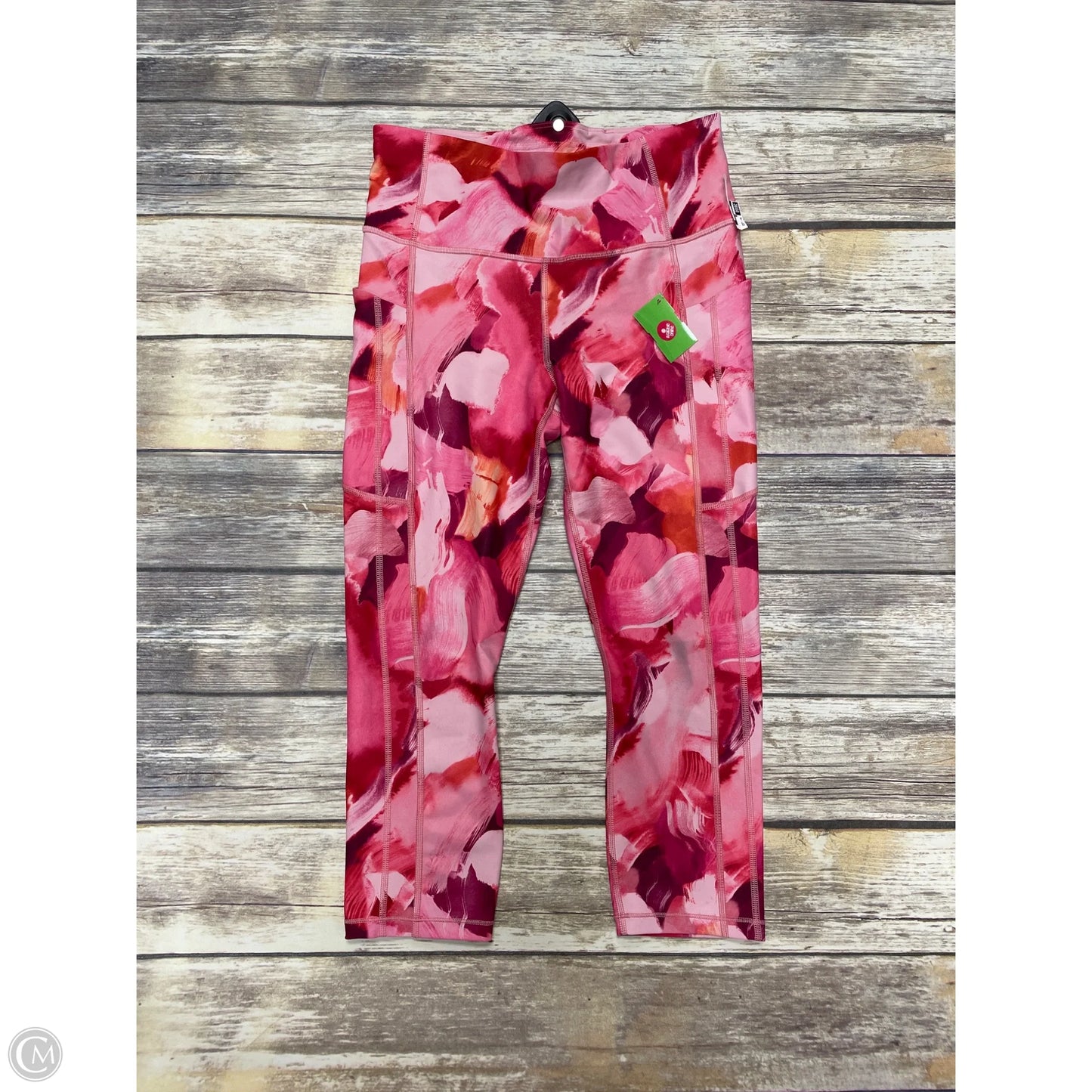 Athletic Leggings By Athleta In Floral Print, Size: M