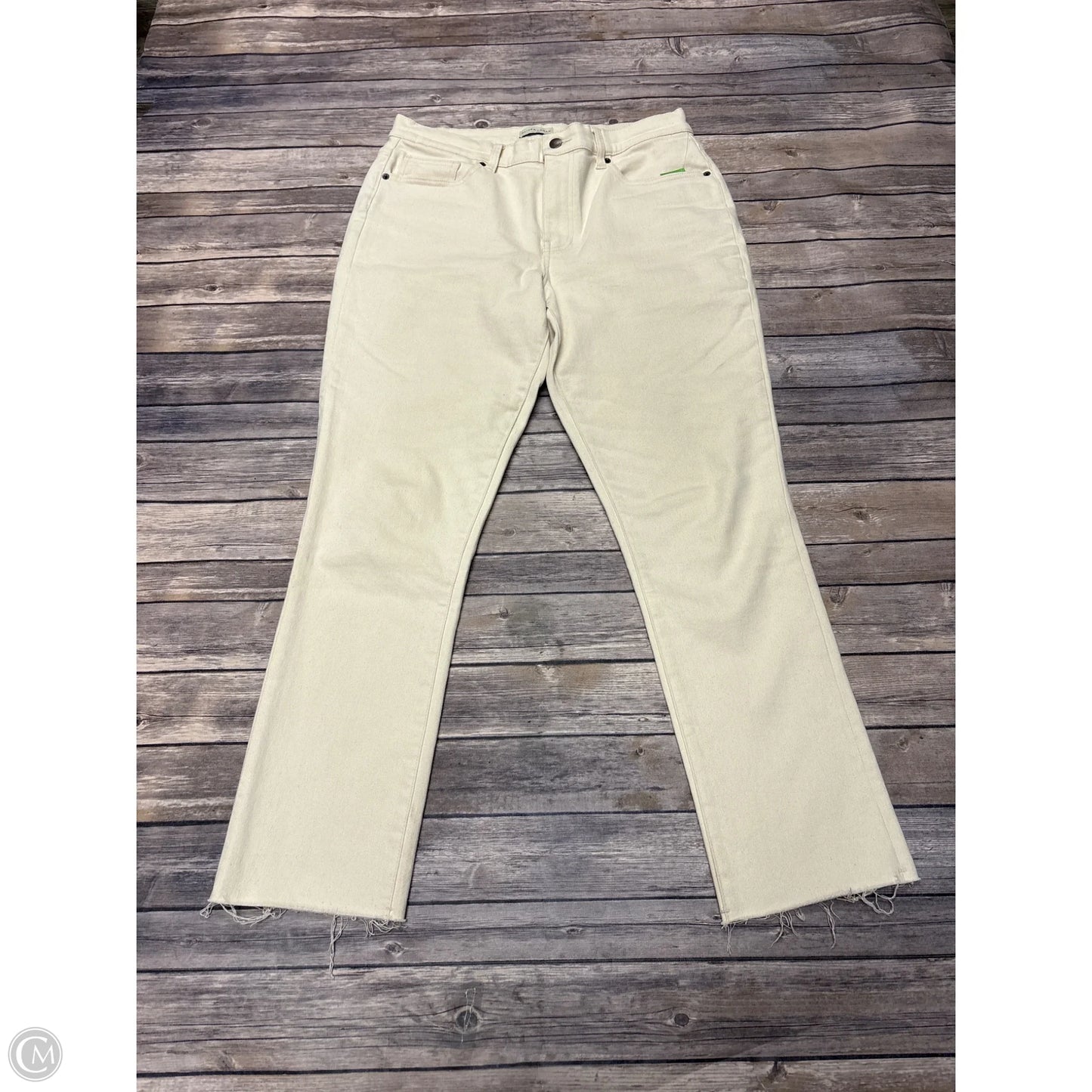 Jeans Straight By Cme In Beige, Size: 10