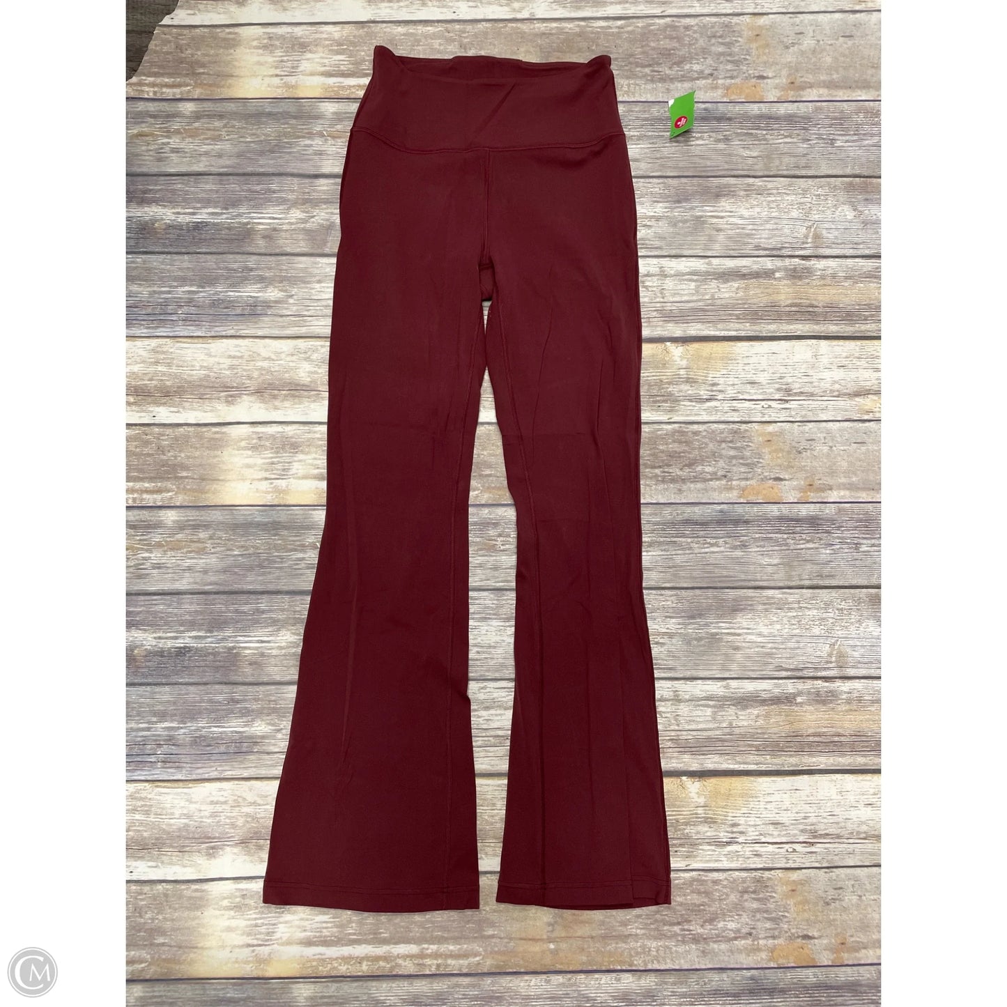 Athletic Pants By Lululemon In Maroon, Size: 8