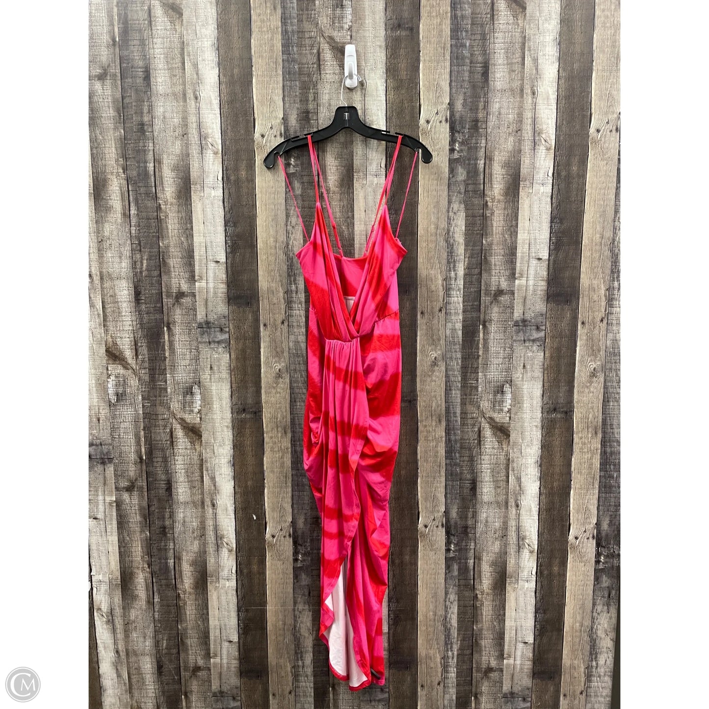 Dress Casual Maxi By Cme In Pink & Red, Size: 1x