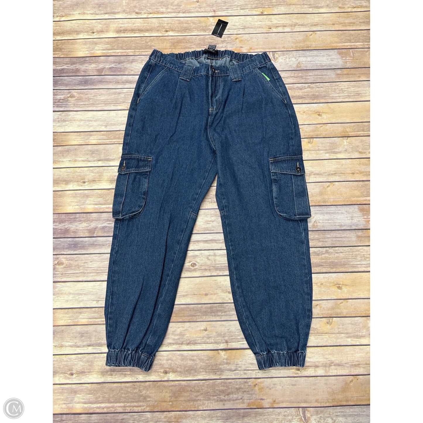 Jeans Straight By Ashley Stewart In Blue Denim, Size: 14