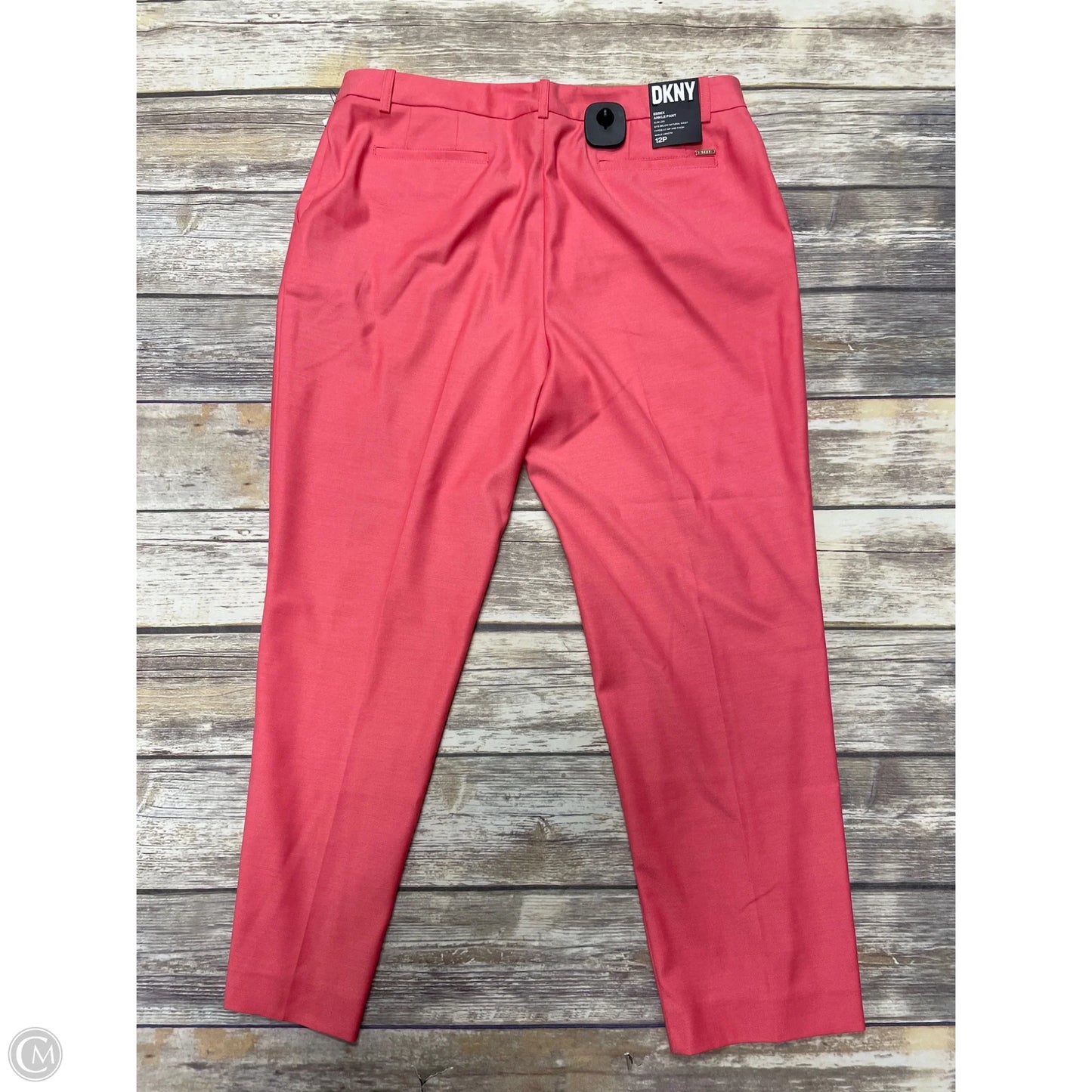 Pants Cropped By Dkny In Coral, Size: 12p